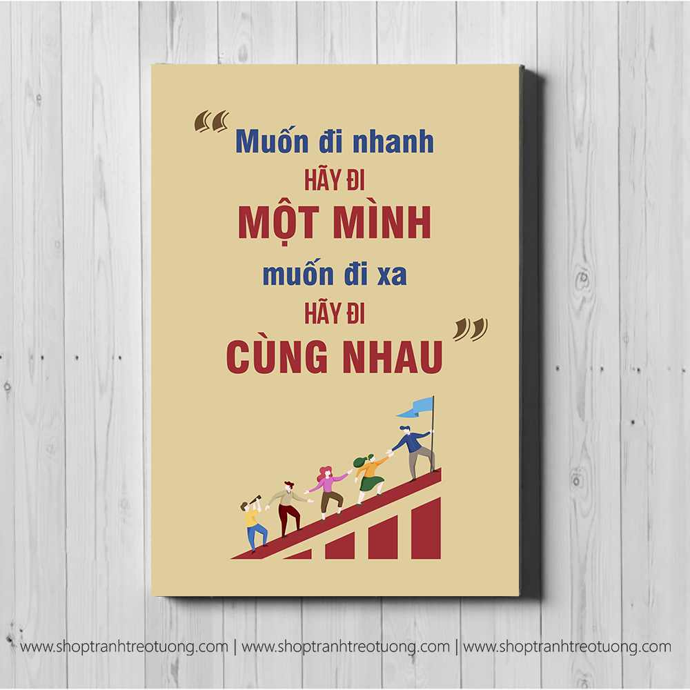 Tranh động lực tiếp thêm nguồn năng lượng tích cực cho văn phòng