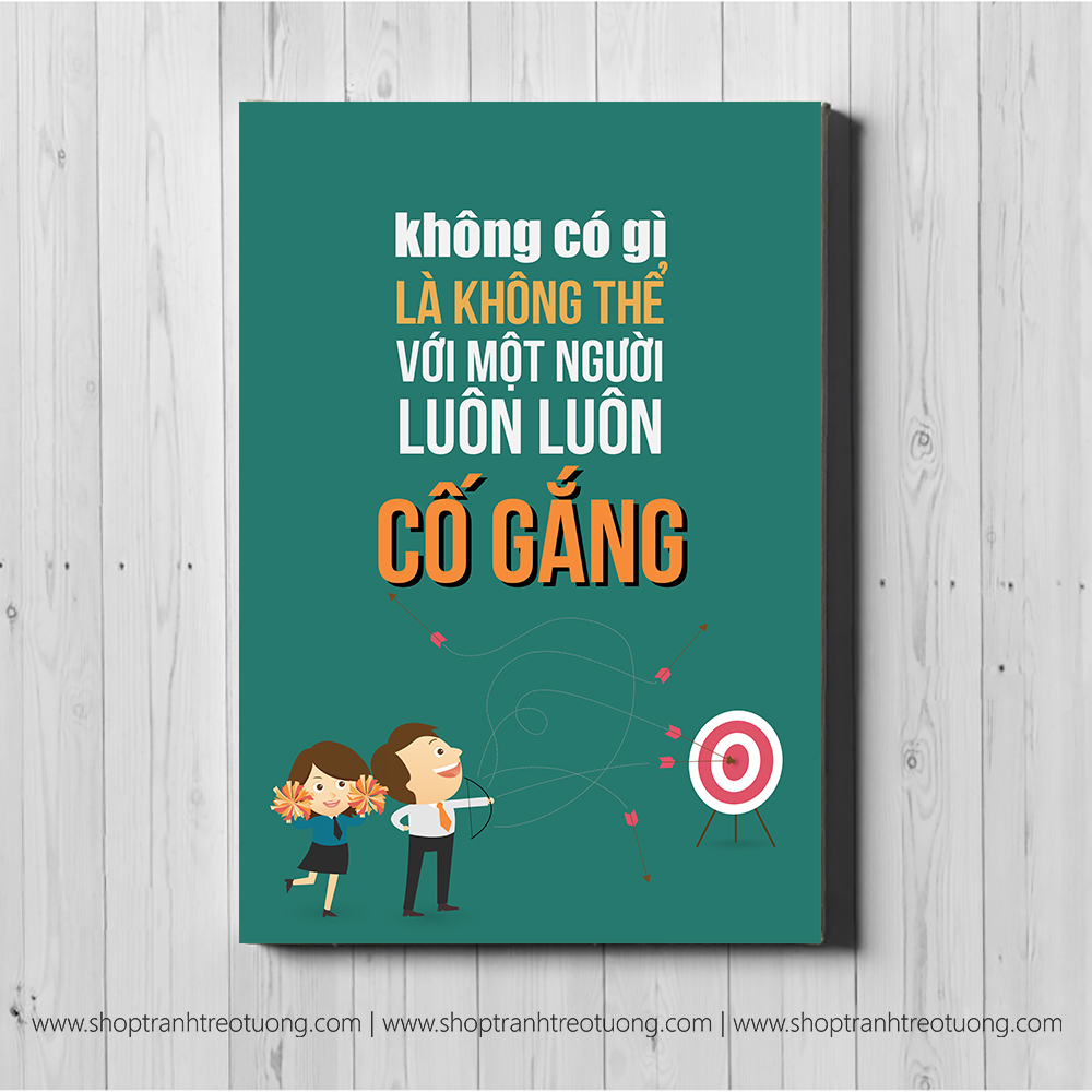 Trang trí văn phòng thêm động lực, sáng tạo bằng tranh canvas